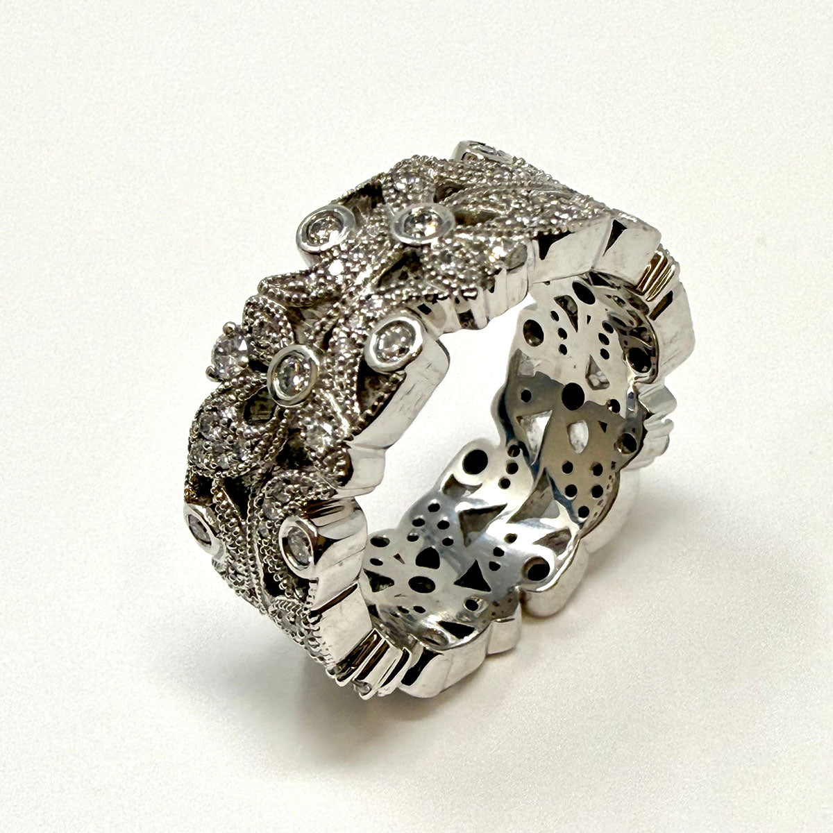 Peter Storm 18K White Gold Diamond Ring