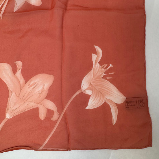 Salvatore Ferragamo Silk Floral Scarf