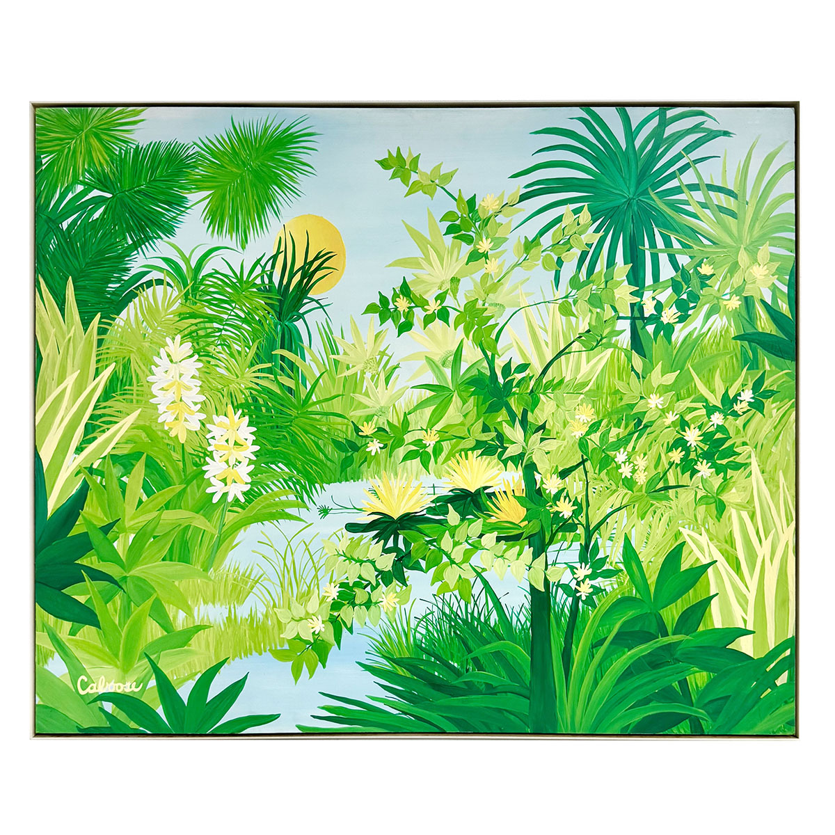 "Tropical Paradise II", Signed