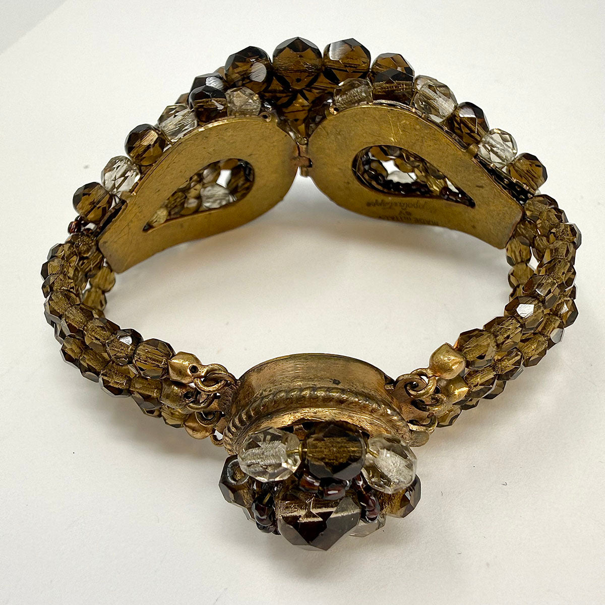 Coppola e Toppo Brown Glass Bead Bracelet