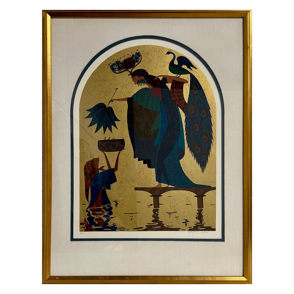 "Moses in a Basket" Lithograph Signed AP