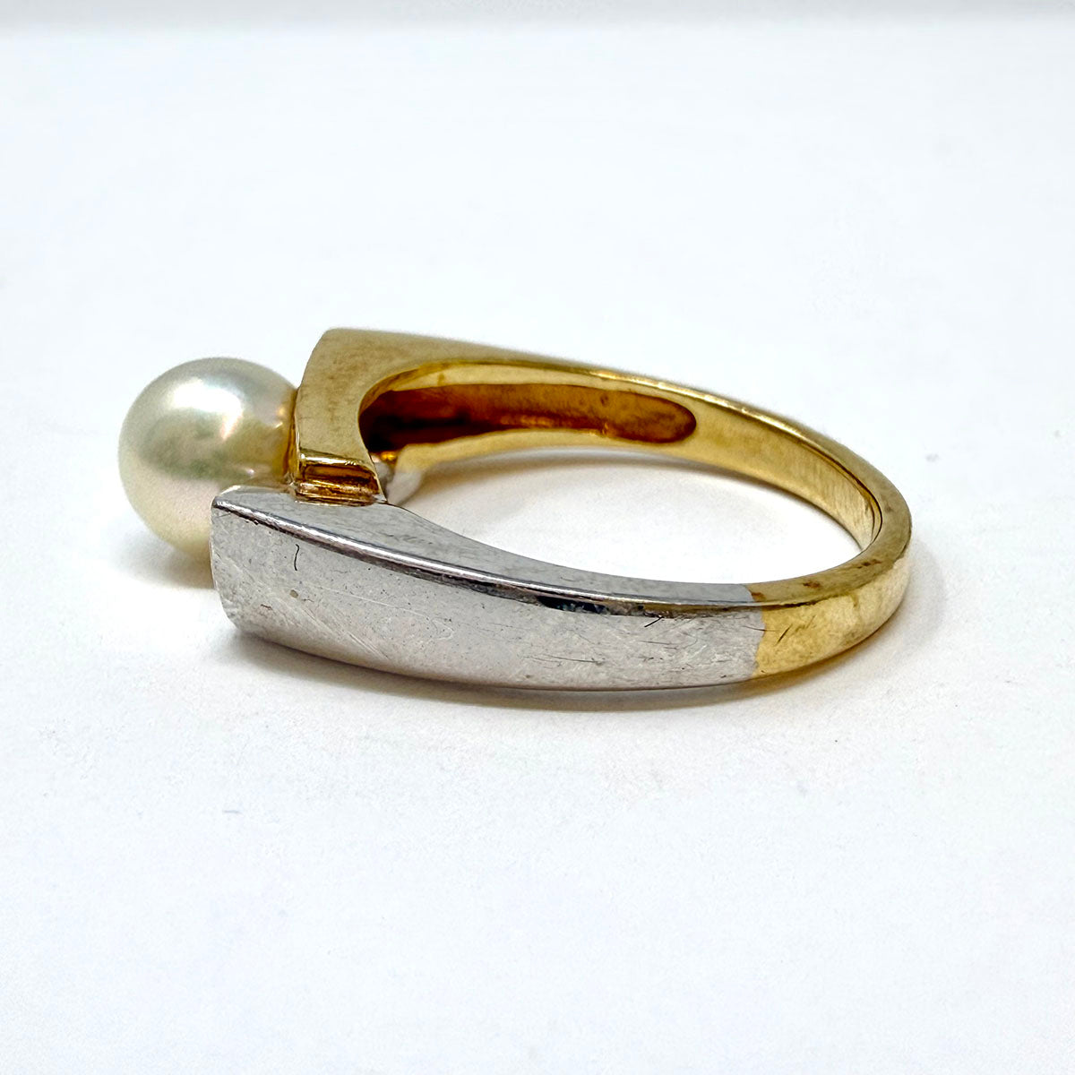 Pearl and Diamond Ring