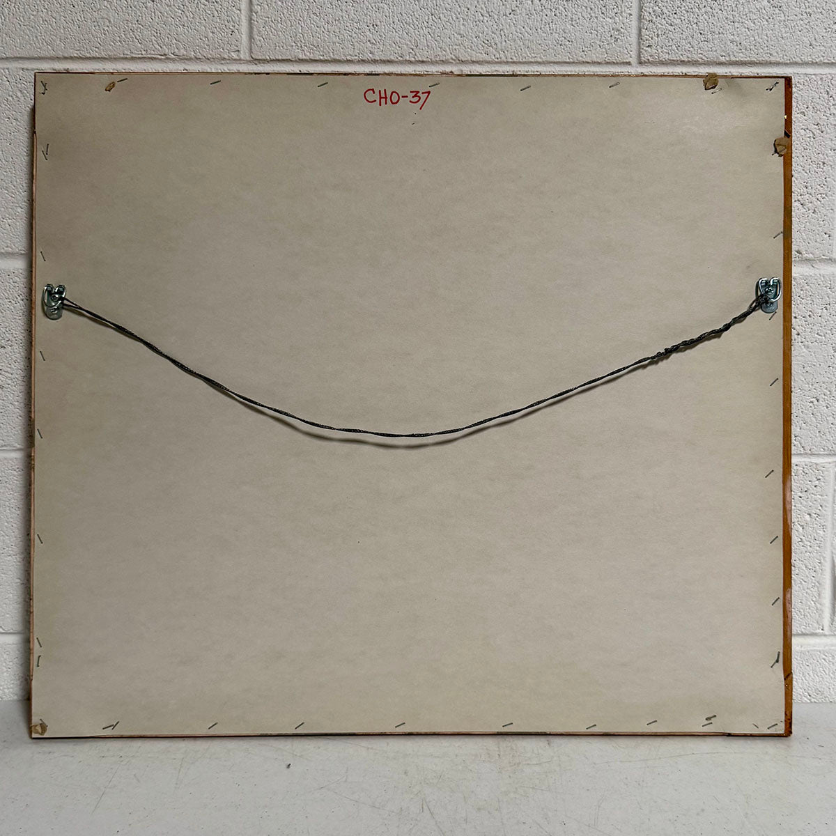 "Girl under Palm Leaves" Signed and Dated '02