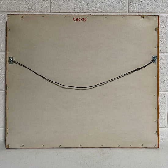 "Girl under Palm Leaves" Signed and Dated '02