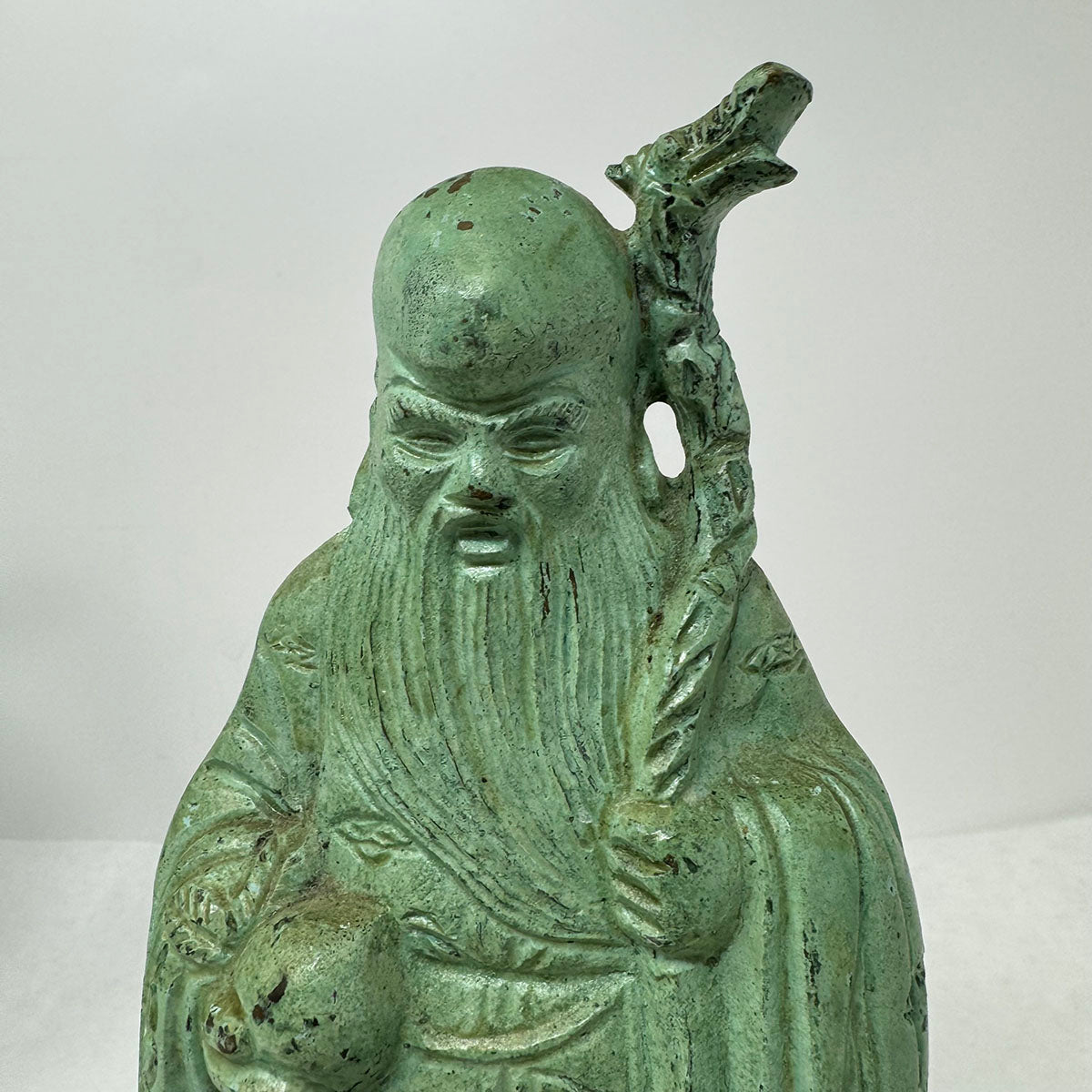 Cast Bronze Asian Three Immortal God Statues w/Base