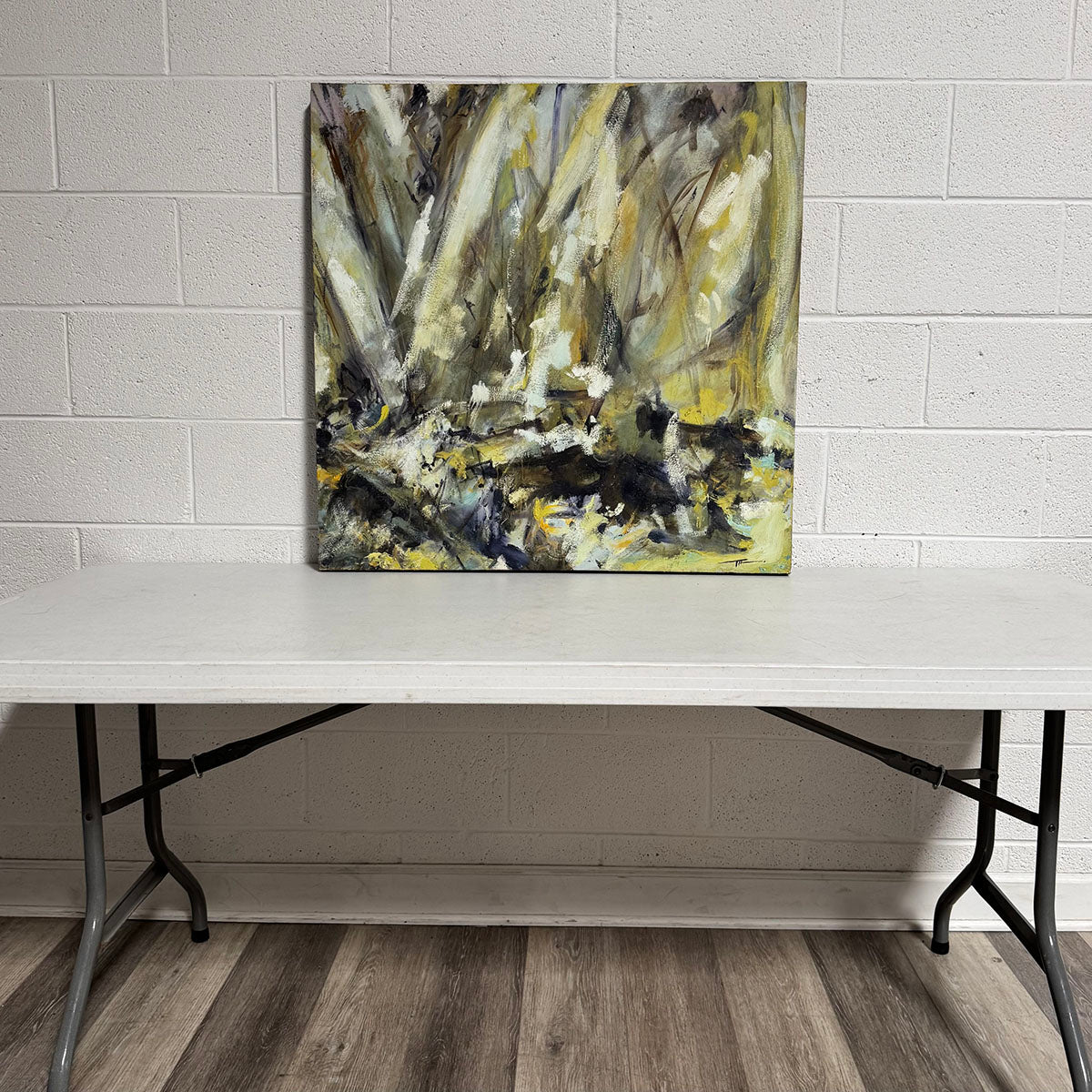Abstract Oil on Canvas