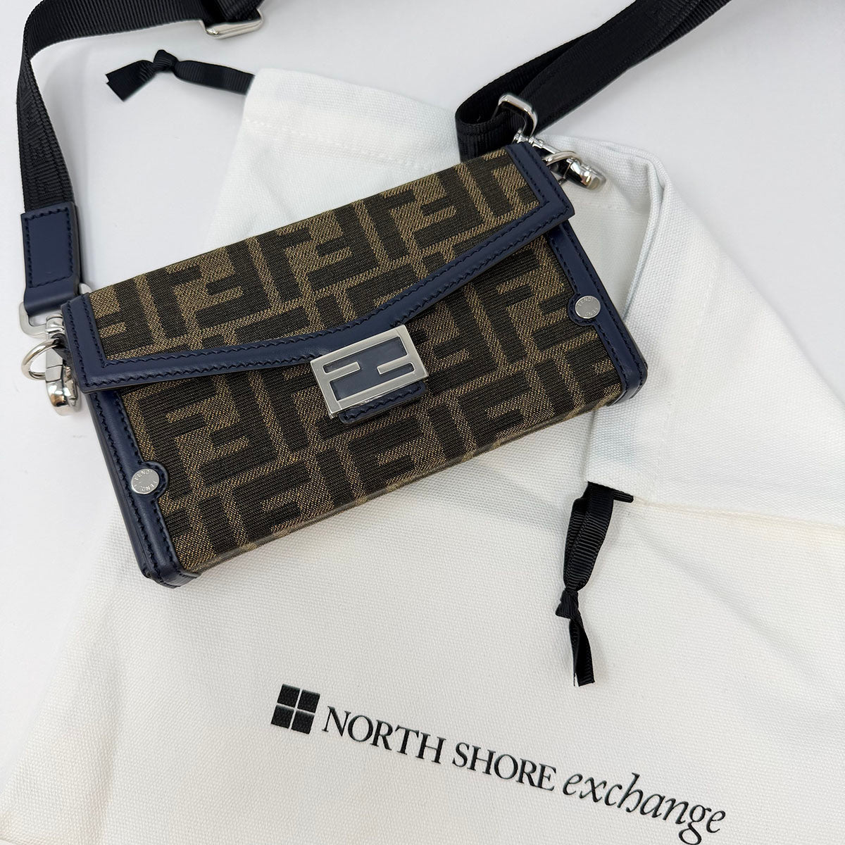 Fendi Zucca Baguette Mini Crossbody