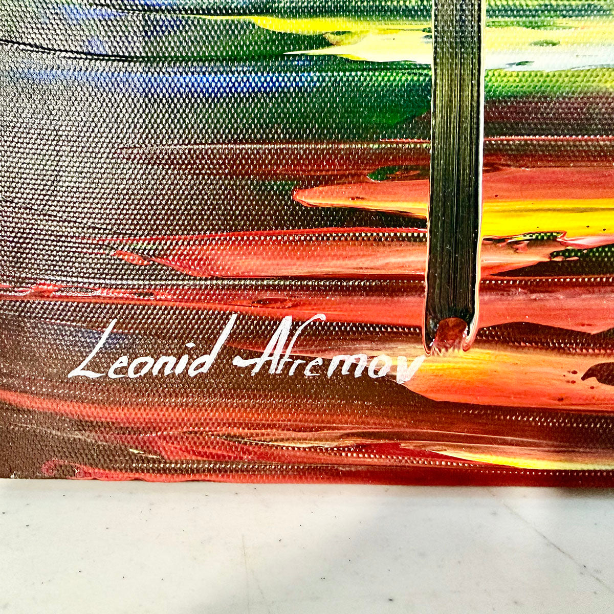 "City by the Lake" Signed on Reverse (COA)