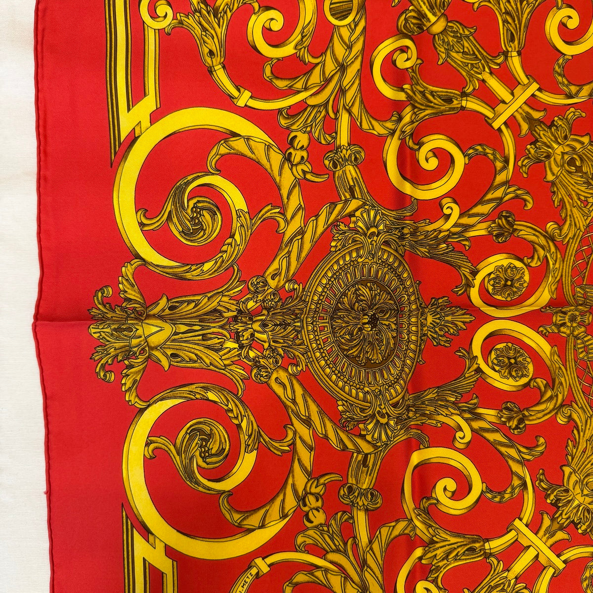 Hermes "Les Tuileries" Silk Scarf