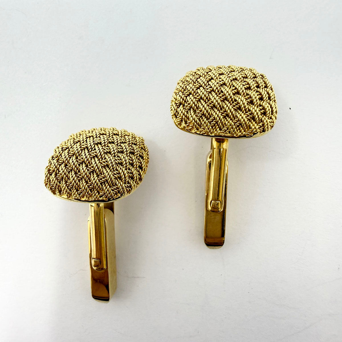 18K Gold Cuff Links