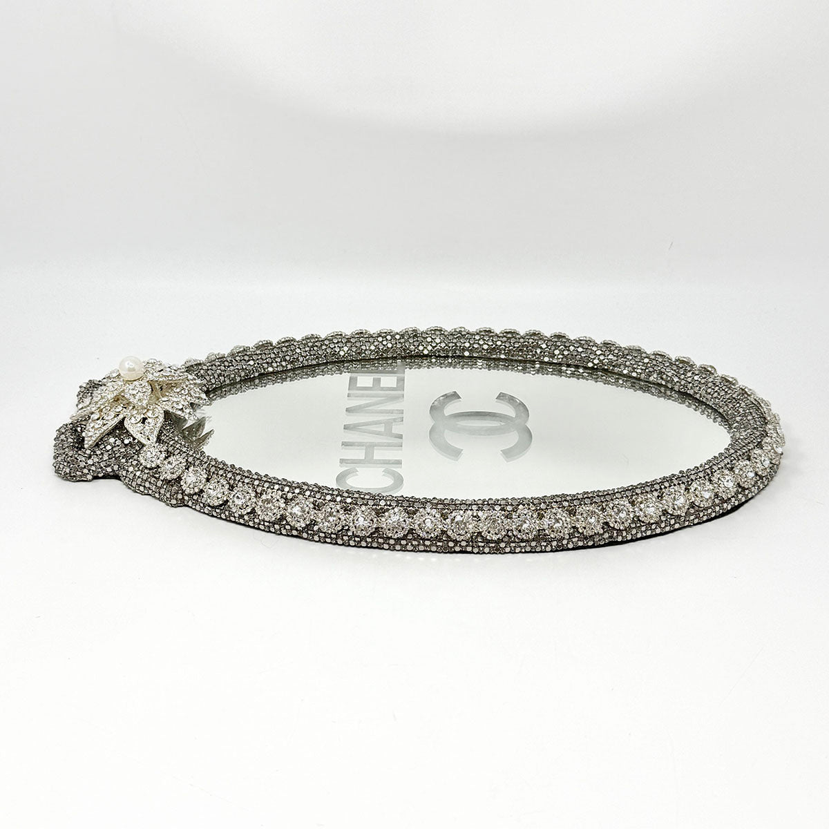 Bejeweled Tray "Chanel" Artisan Oval
