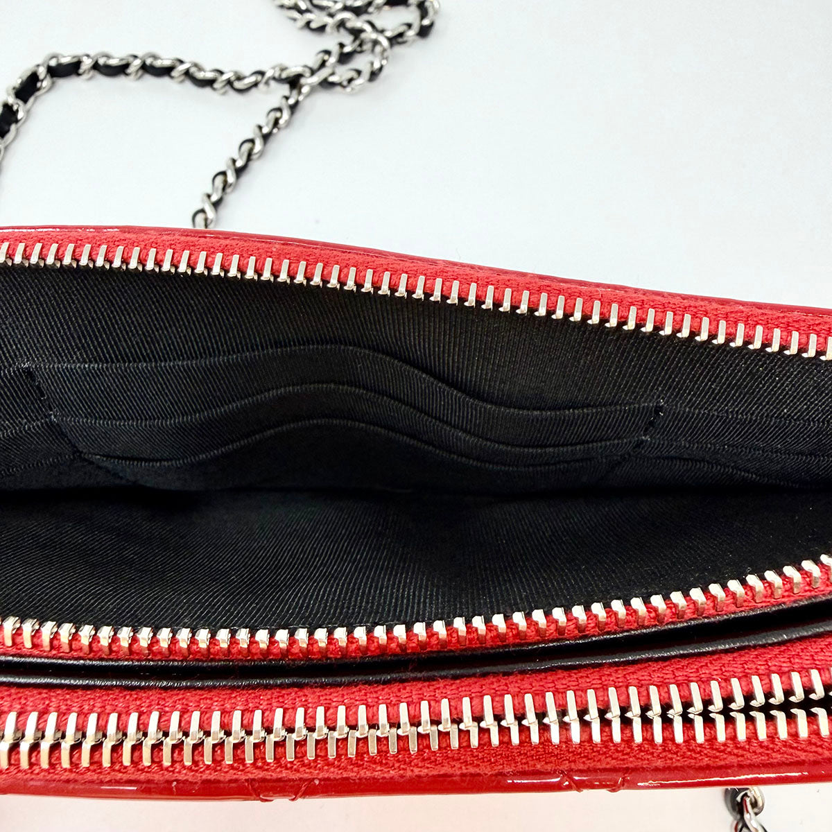 Chanel Double Zip Clutch
