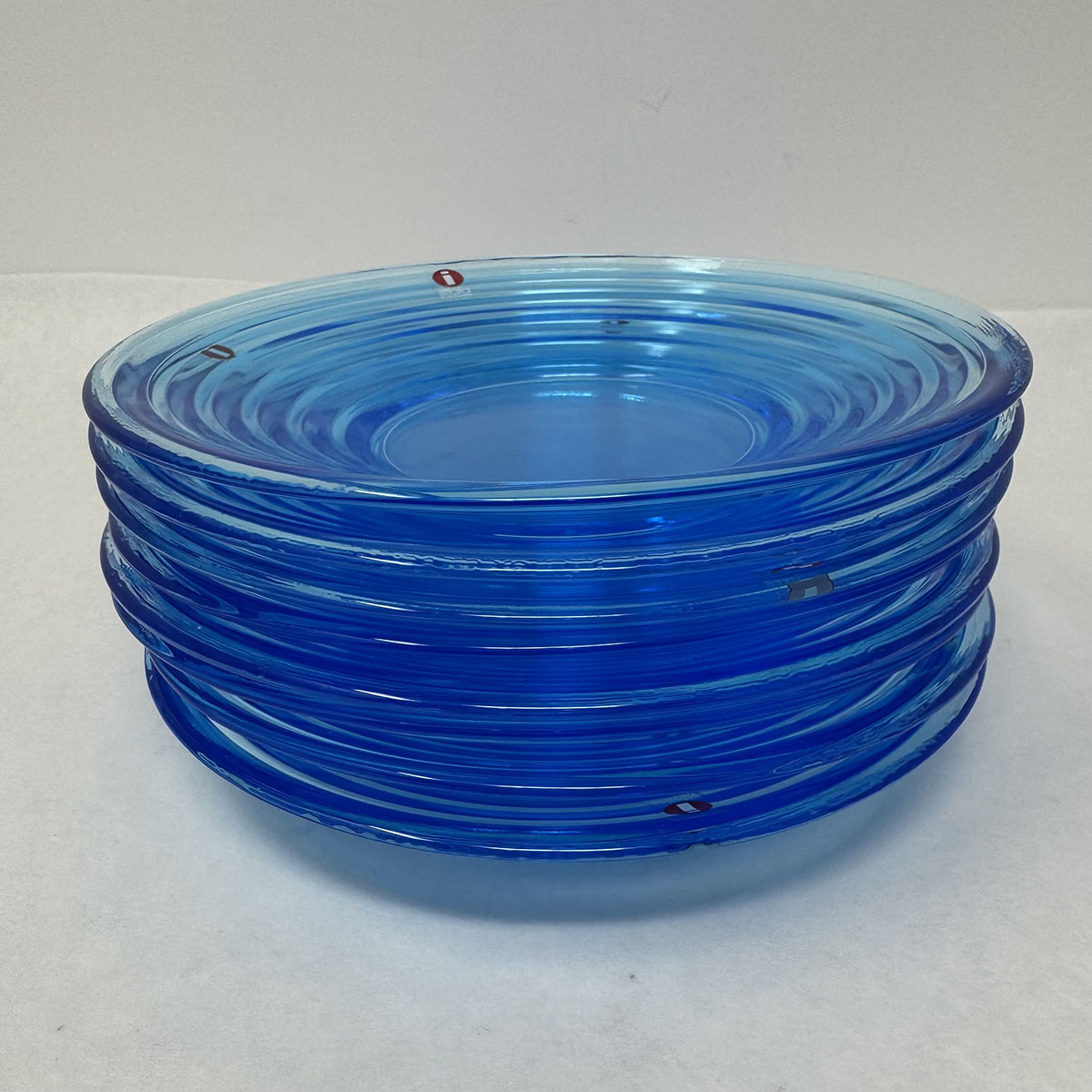 Set of 8 Aino Aalto Glass Plates