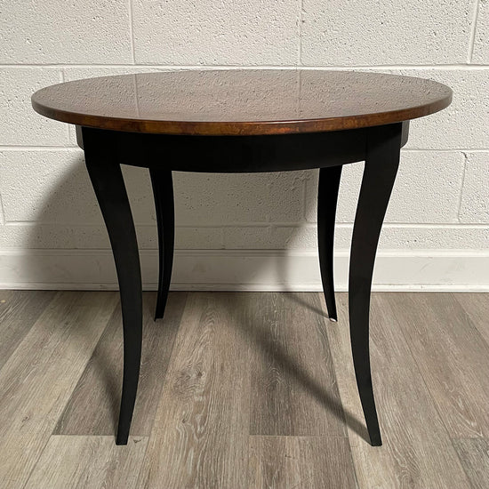 Stone/Metal Round Mottled End Table