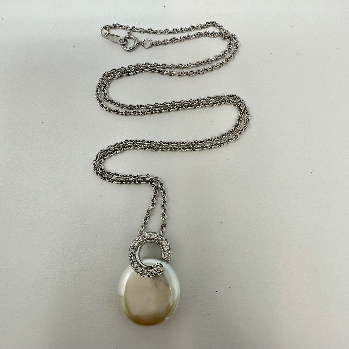 Pearl and Diamond Necklace