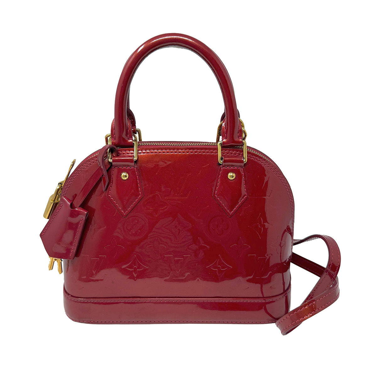 Louis Vuitton Monogram Alma Vernis Handle Bag