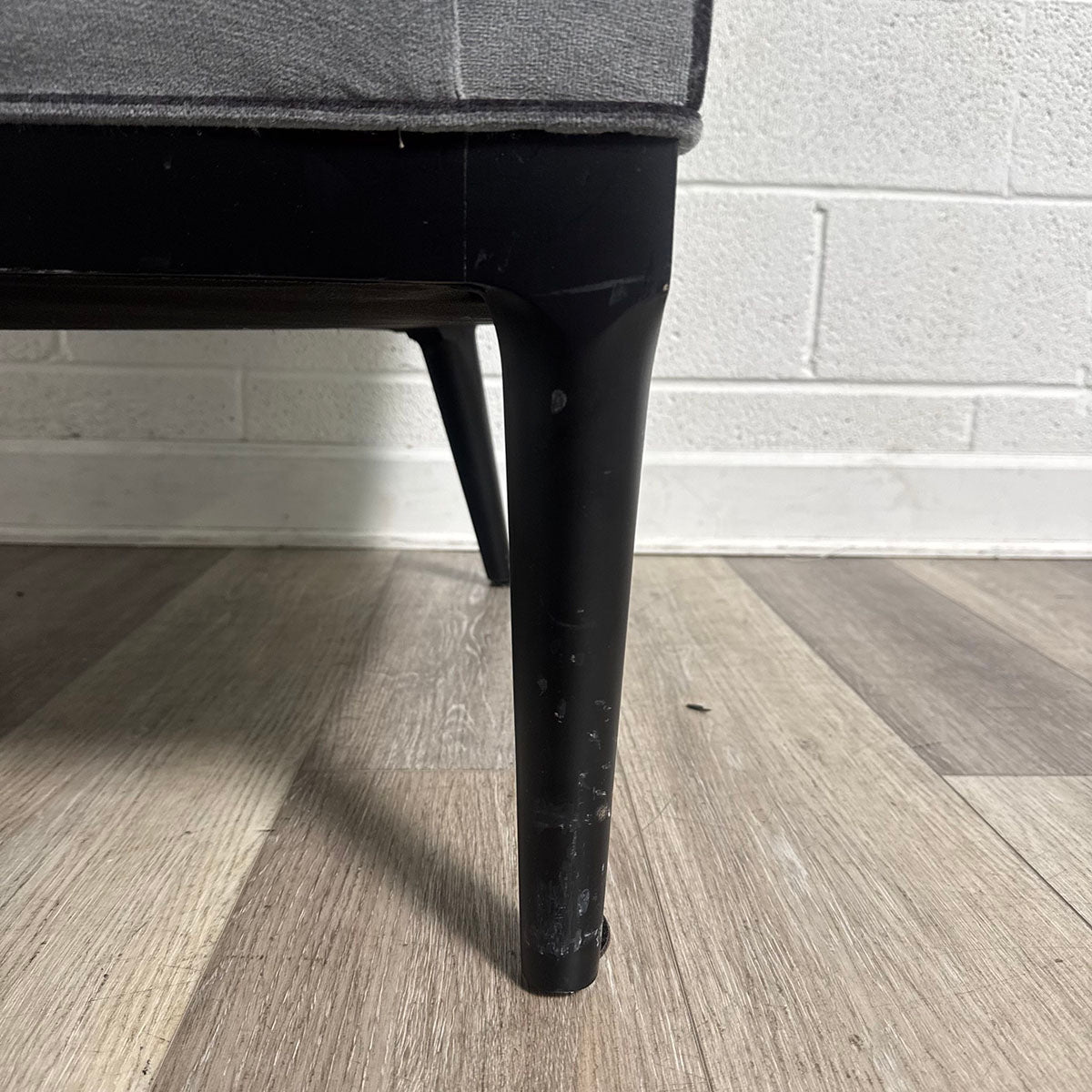 Pair Of Dark Gray Accent Chairs