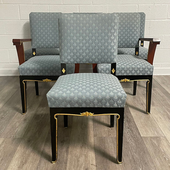 Set of 6 Upholstered Dining Chairs