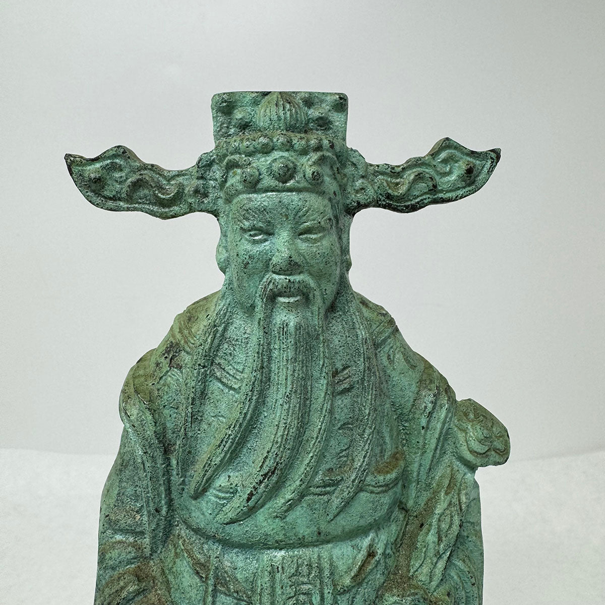 Cast Bronze Asian Three Immortal God Statues w/Base