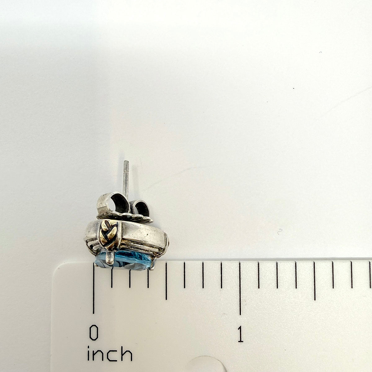 Trillion Topaz Earrings