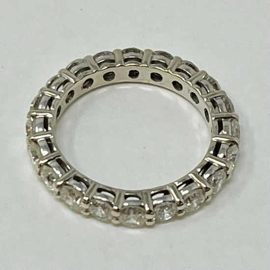 14K White Gold Diamond Eternity Ring