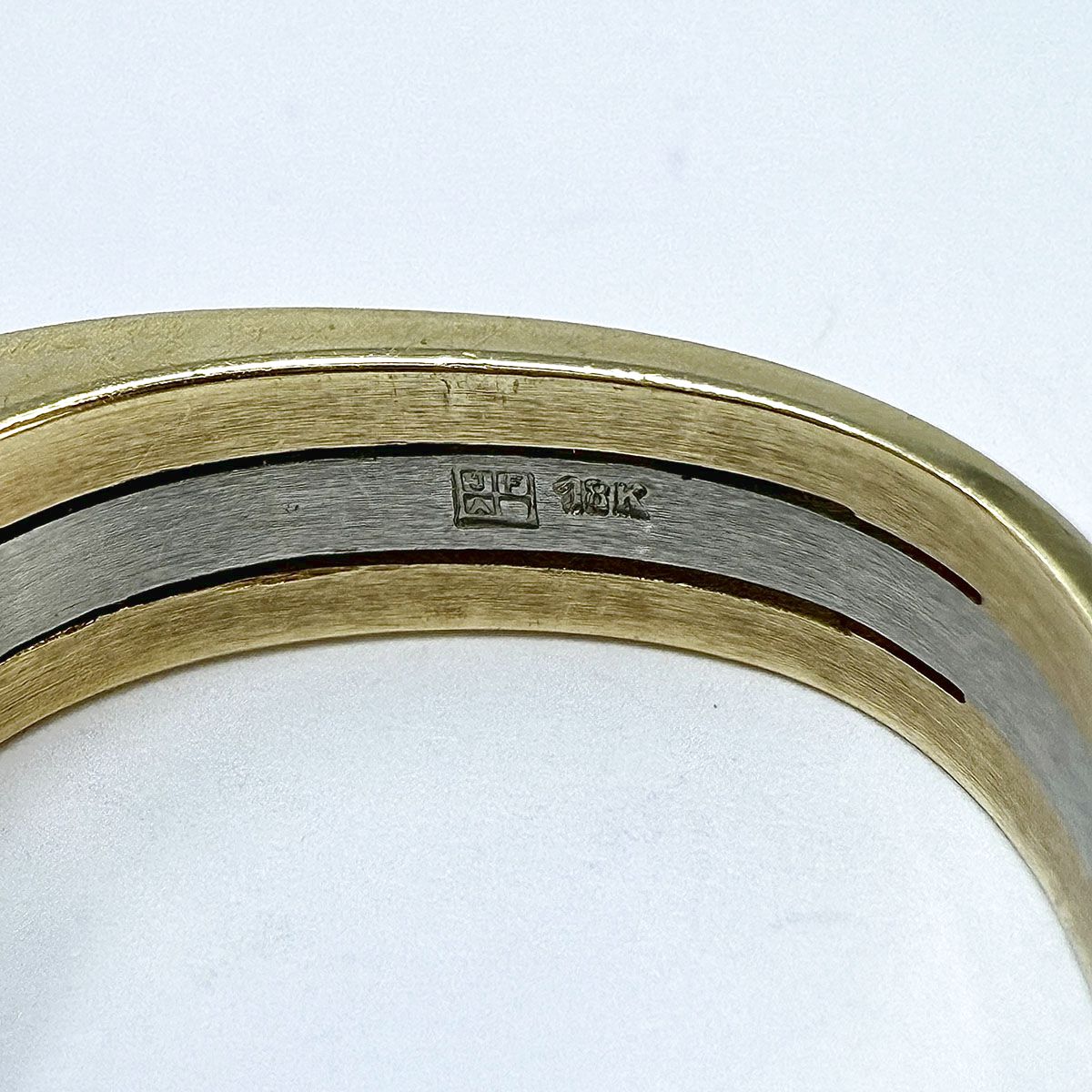 Jean Francois Albert 18K Gold Men's Ring with 5 Diamonds