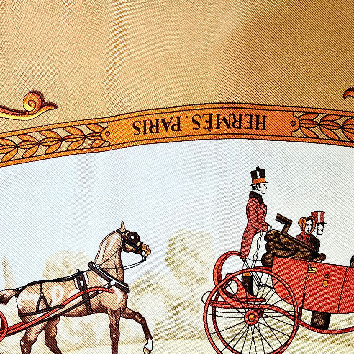Hermes "La Promenade de Longchamps" Scarf