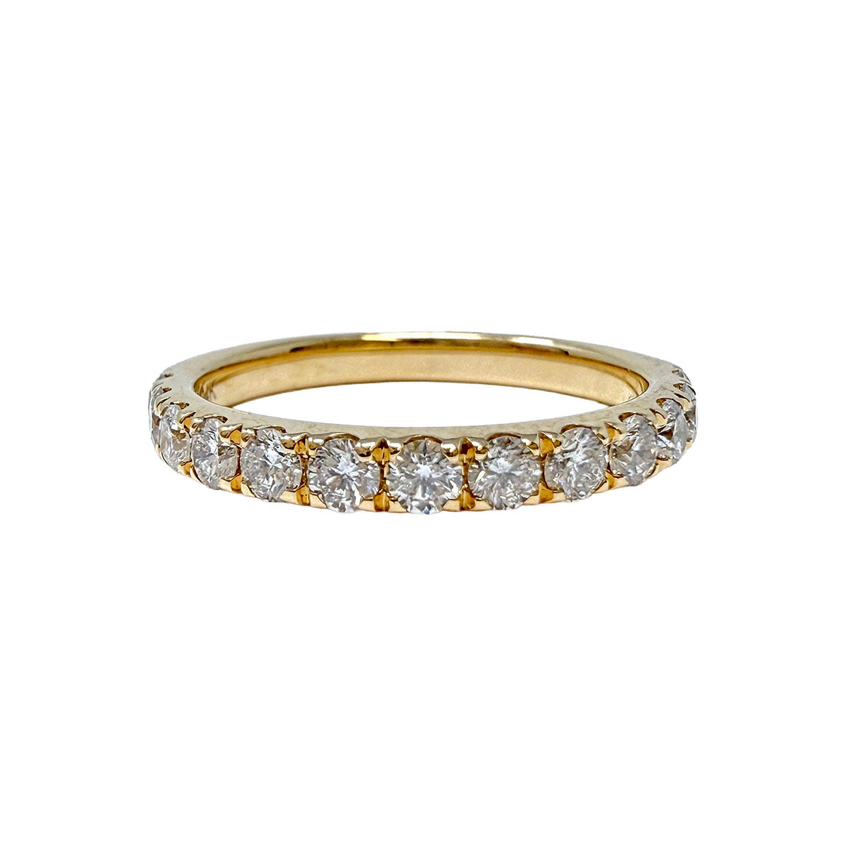 14K Yellow Gold Ring with Lab Grown Diamond