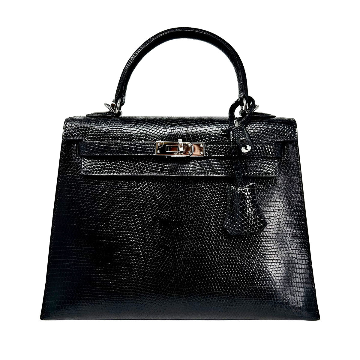 Hermes Lizard Kelly Handle Bag