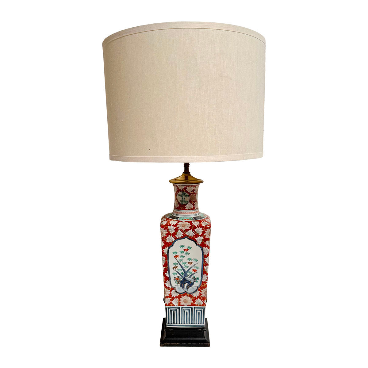 Vintage Asian Imari Table Lamp