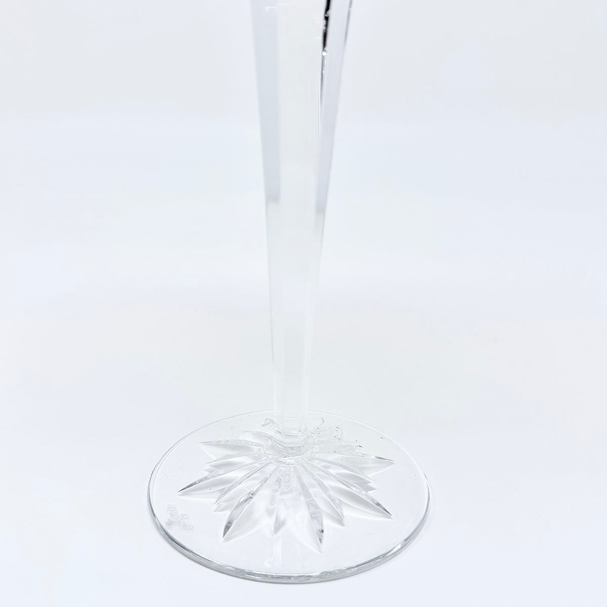 Fluted Champagne Glasses Joy Snowflake Wishes Set of 6