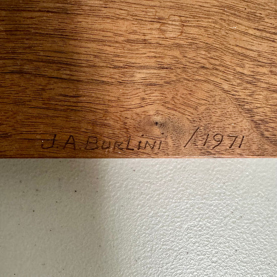 "Juggling Clown on Unicycle" Sculpture Signed and Dated '71