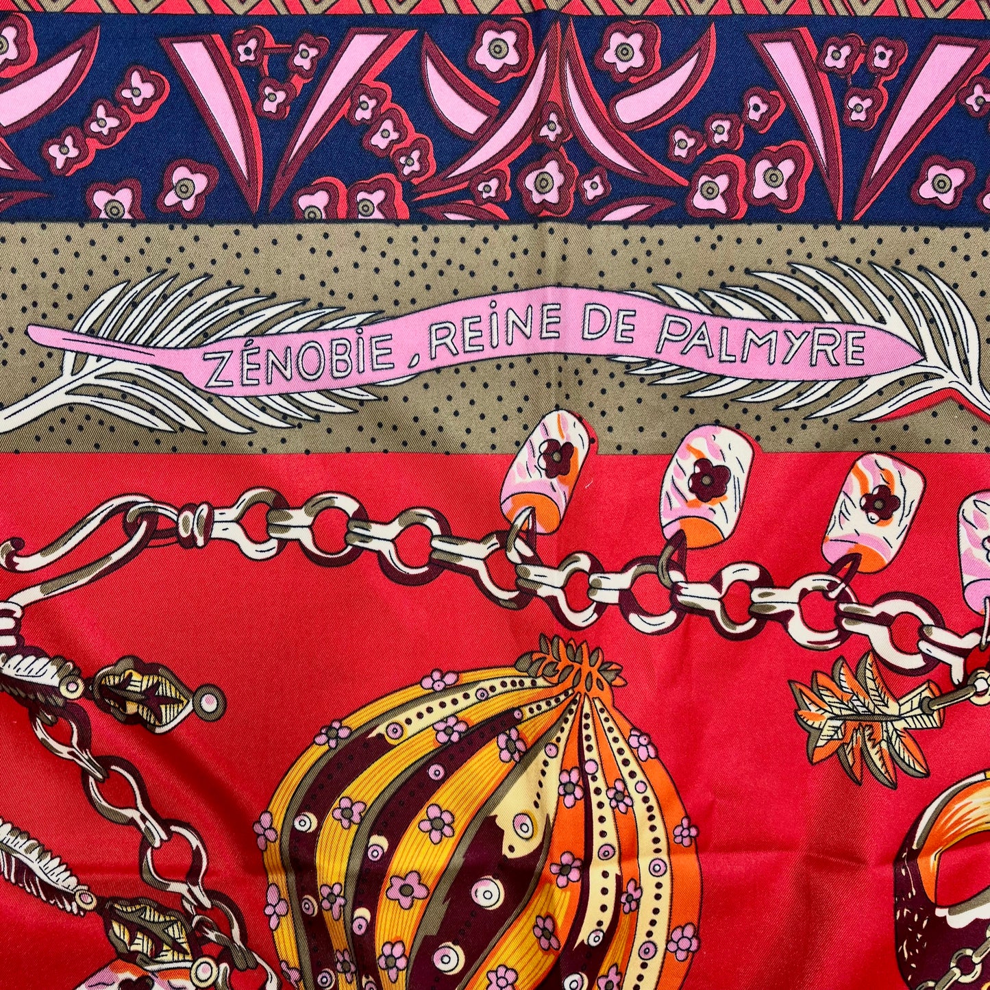 Hermes "Zenobie,Reine De Palmyre" Scarf