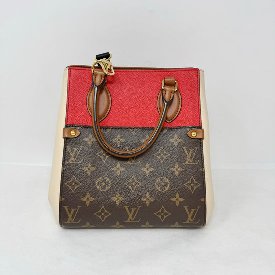 Louis Vuitton Fold  Tote Monogram and Leather PM
