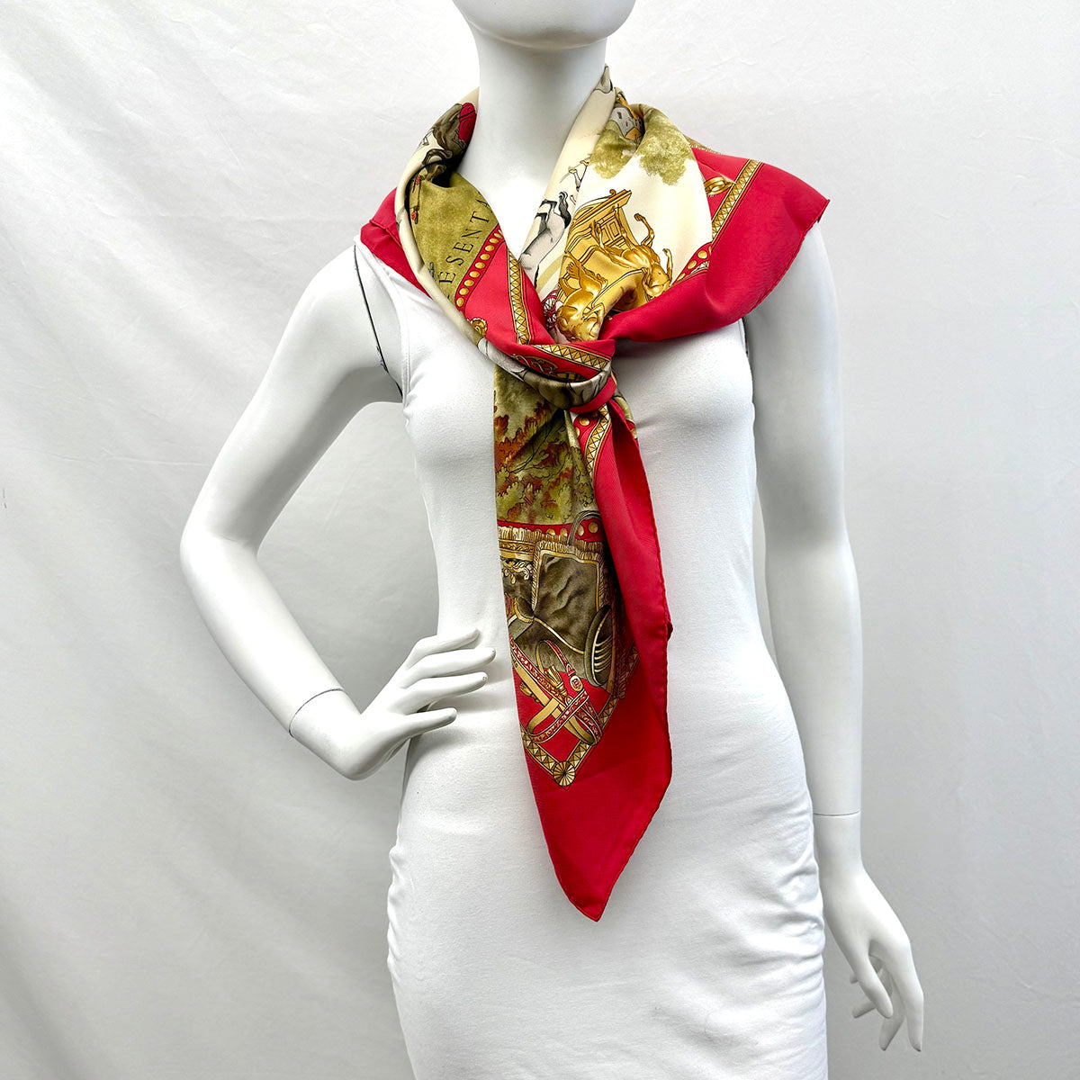 Hermes "Presentation de Chevaux" Scarf