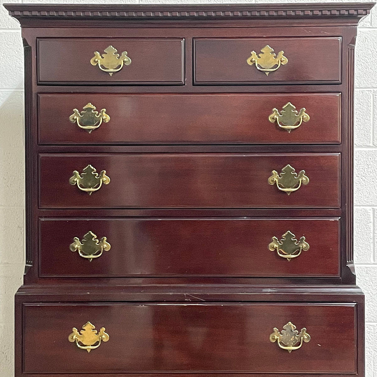 Mahogany Highboy Dresser