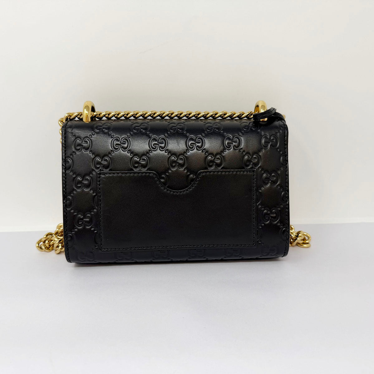 Gucci GG Signature Monogram  Padlock Bag