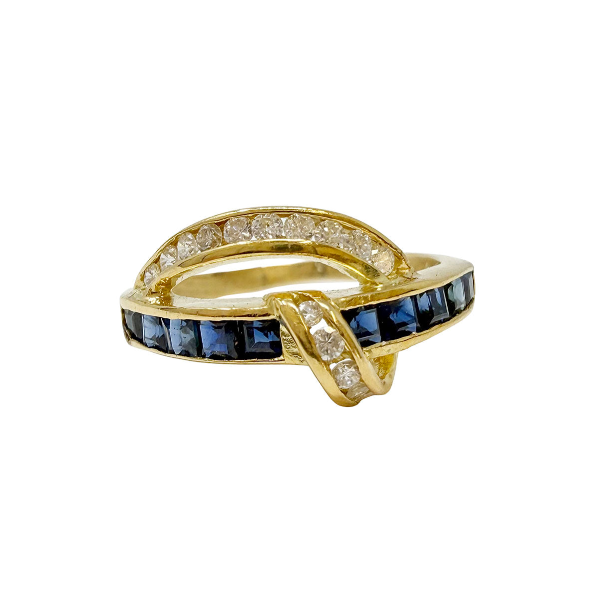 Sapphire and Diamond Ring