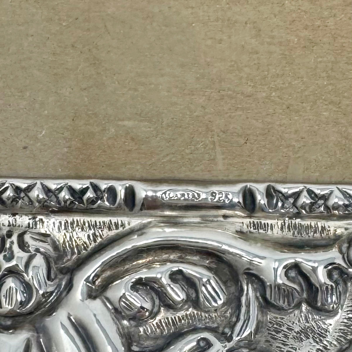 Ornate Sterling Silver Photo Frame (holds 4"x5 1/2")