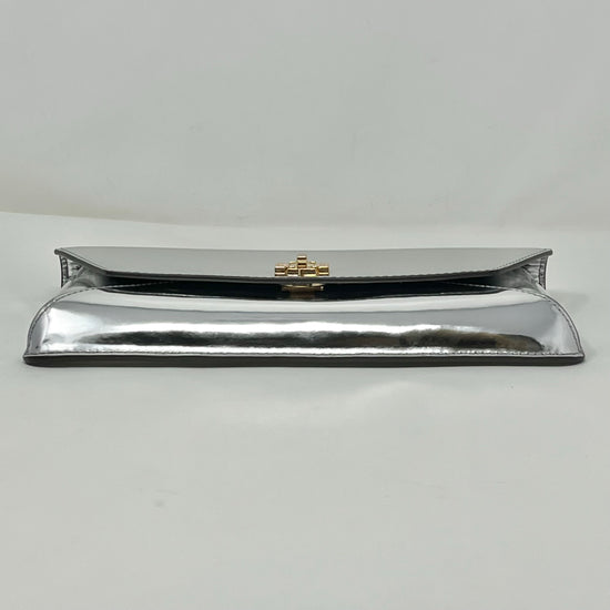 Tory Burch Kira Metallic Envelope Clutch