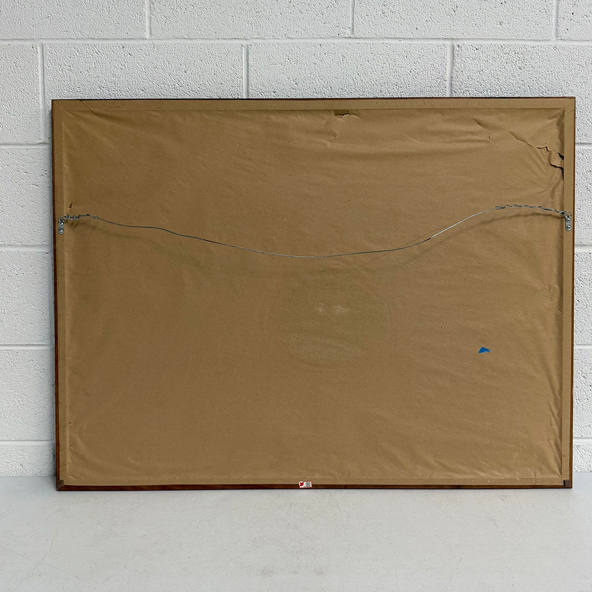 Double Hemisphere World Map Framed