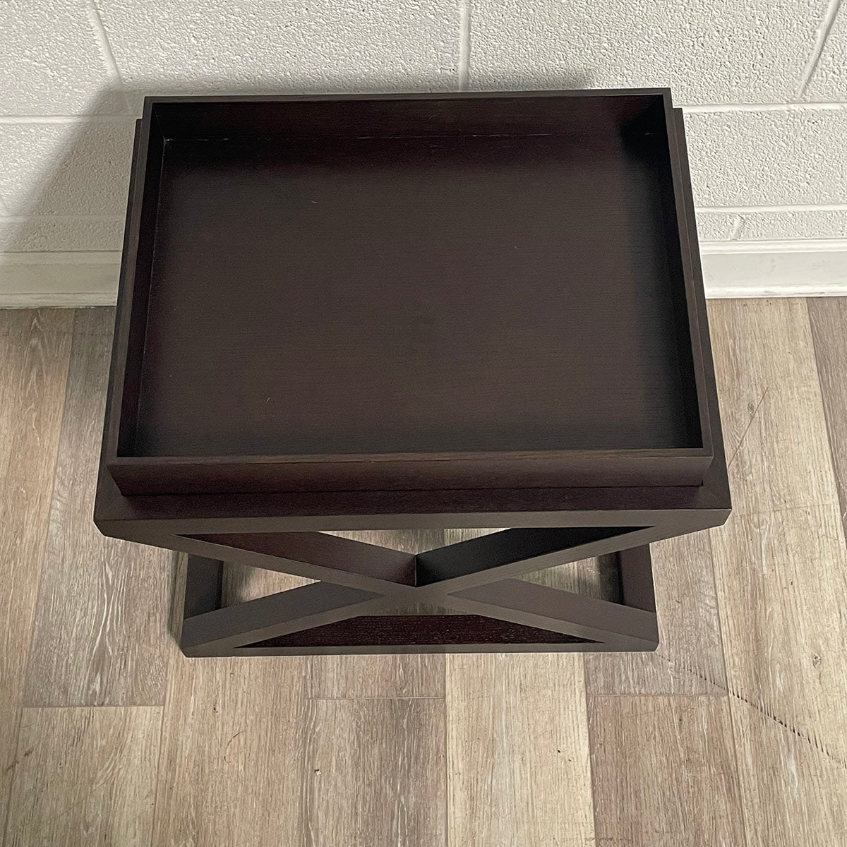McArthur Side Table With A Crossover Frame