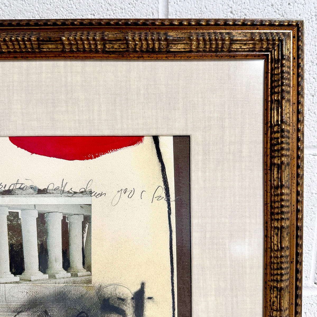 "Mixed Media featuring Architectural Elements" Signed