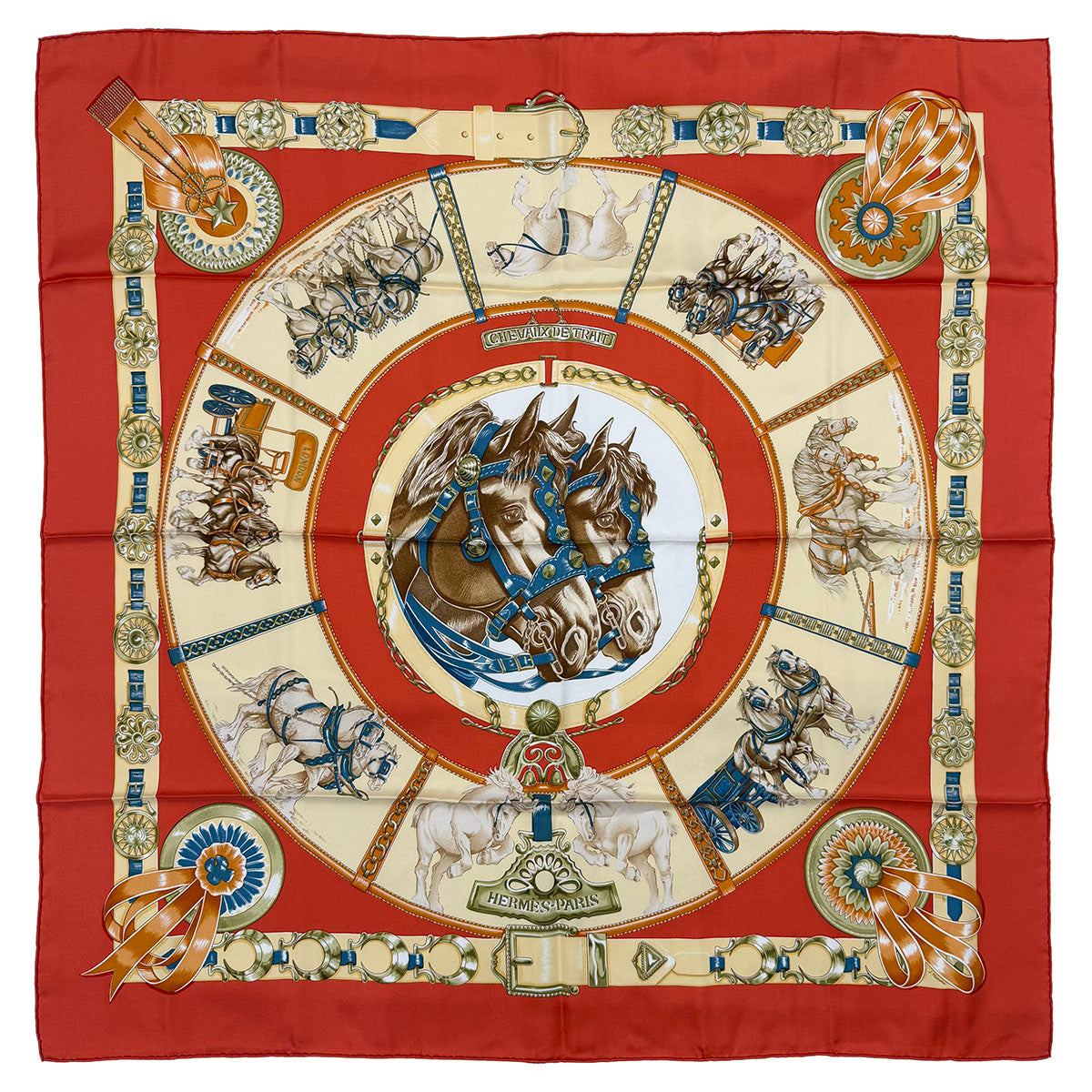 Hermes "Chevaux de Trait" Scarf