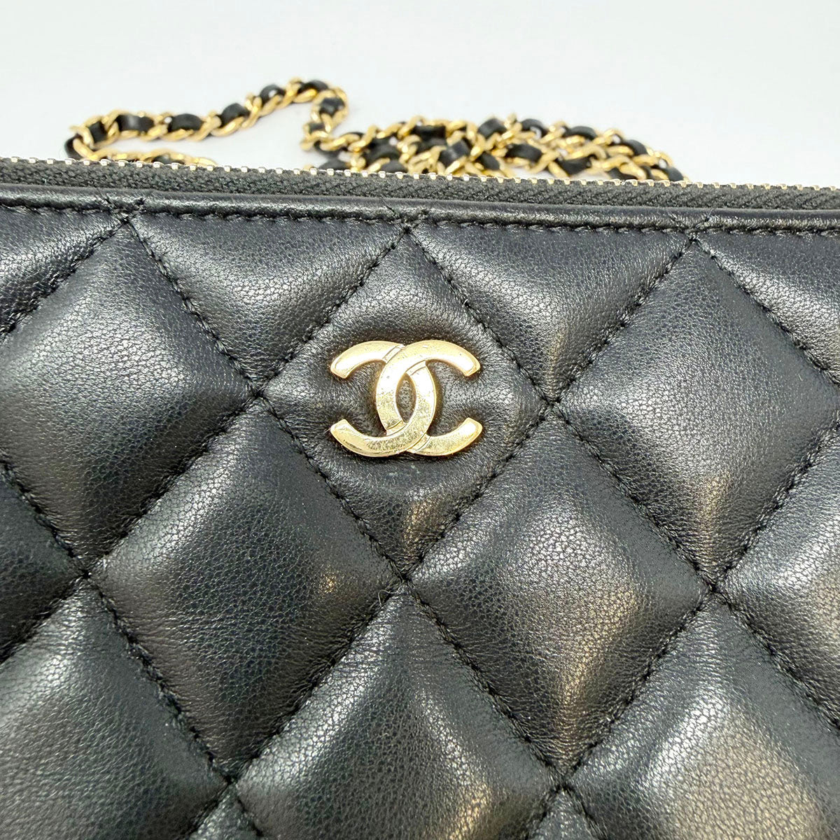 Chanel Double Zip Mini Bag on Chain