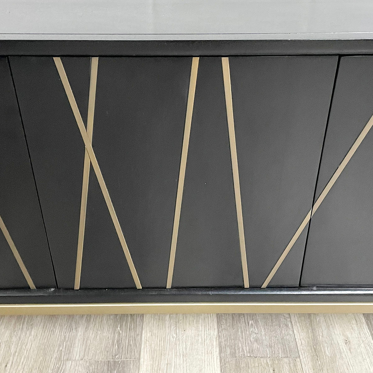 Hooker Furniture Black and Gold Sideboard
