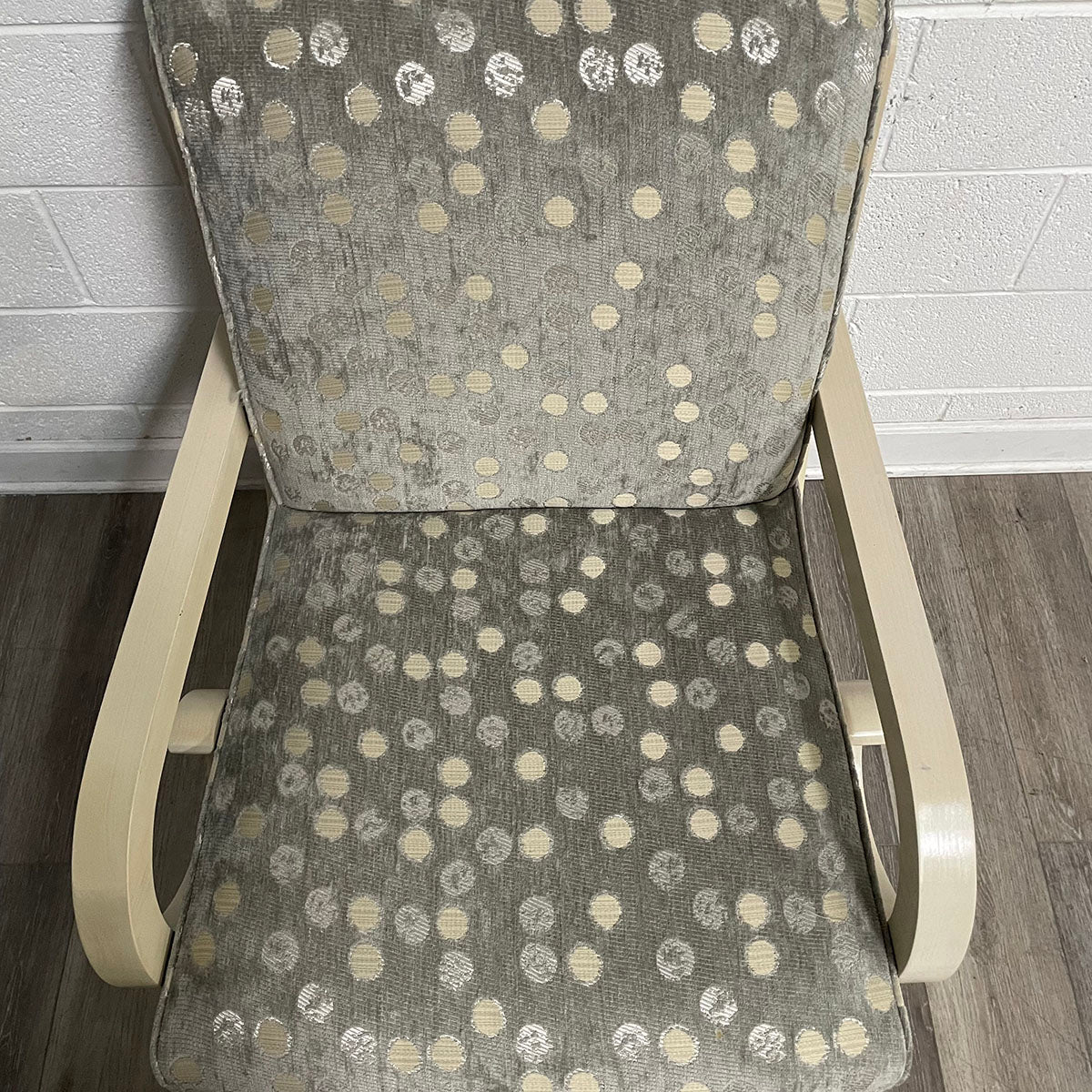 Armchair with Mathcing Ottoman