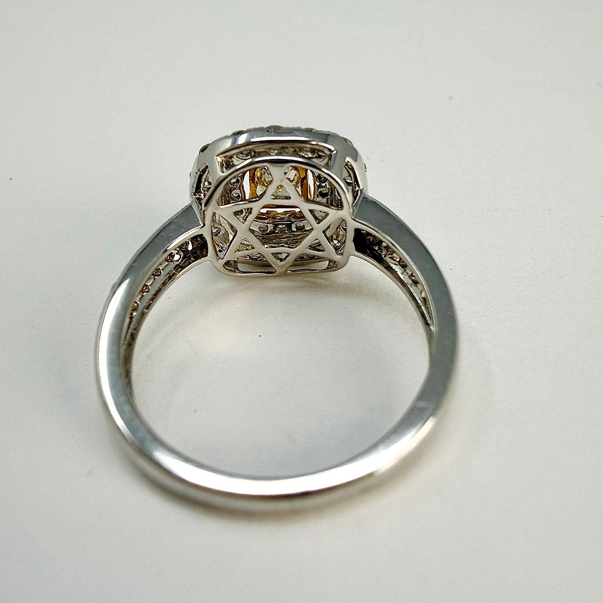 Double Halo Diamond Ring