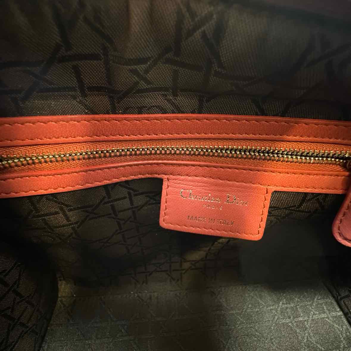 Christian Dior 2012 Medium Cannage Lady Dior Bag