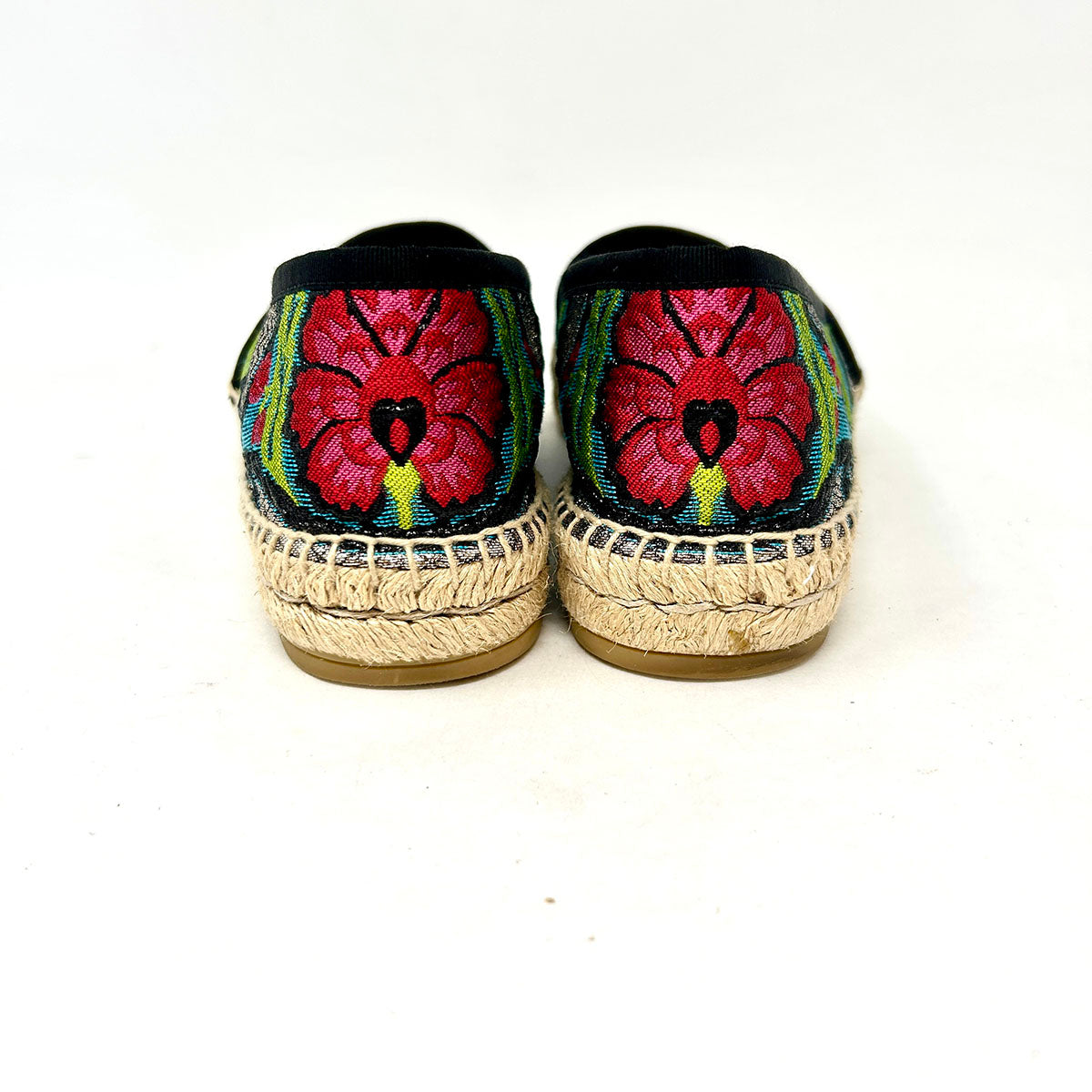 Gucci "Blind for Love" Fabric Espadrille